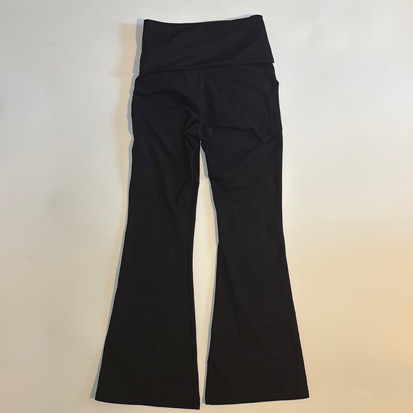 Offline High waisted Fold Over Flare Pants Women’s Small Athleisure - Picture 5 of 5